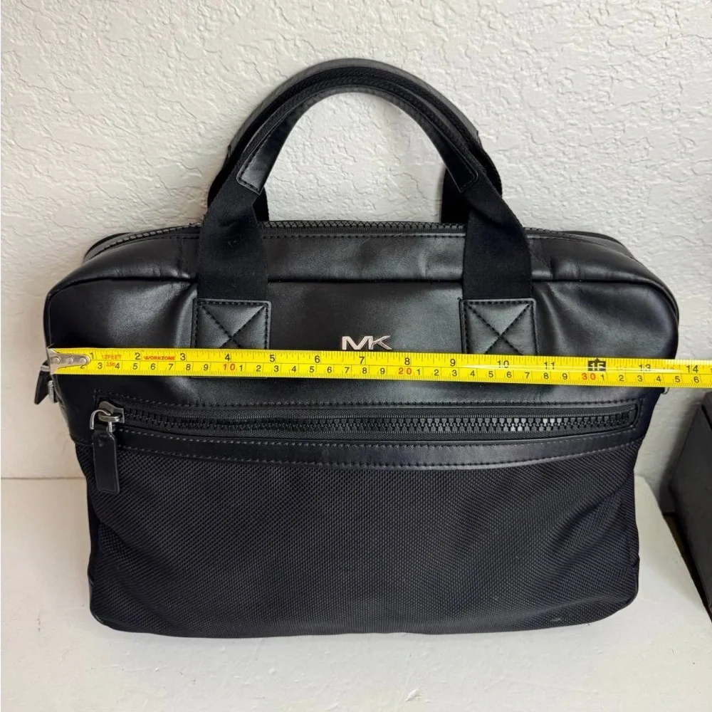MICHAEL KORS Men’s Brooklyn Nylon Briefcase Black
